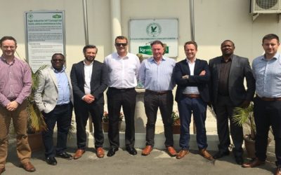 Aurivo representatives travel to Nigeria to launch new product