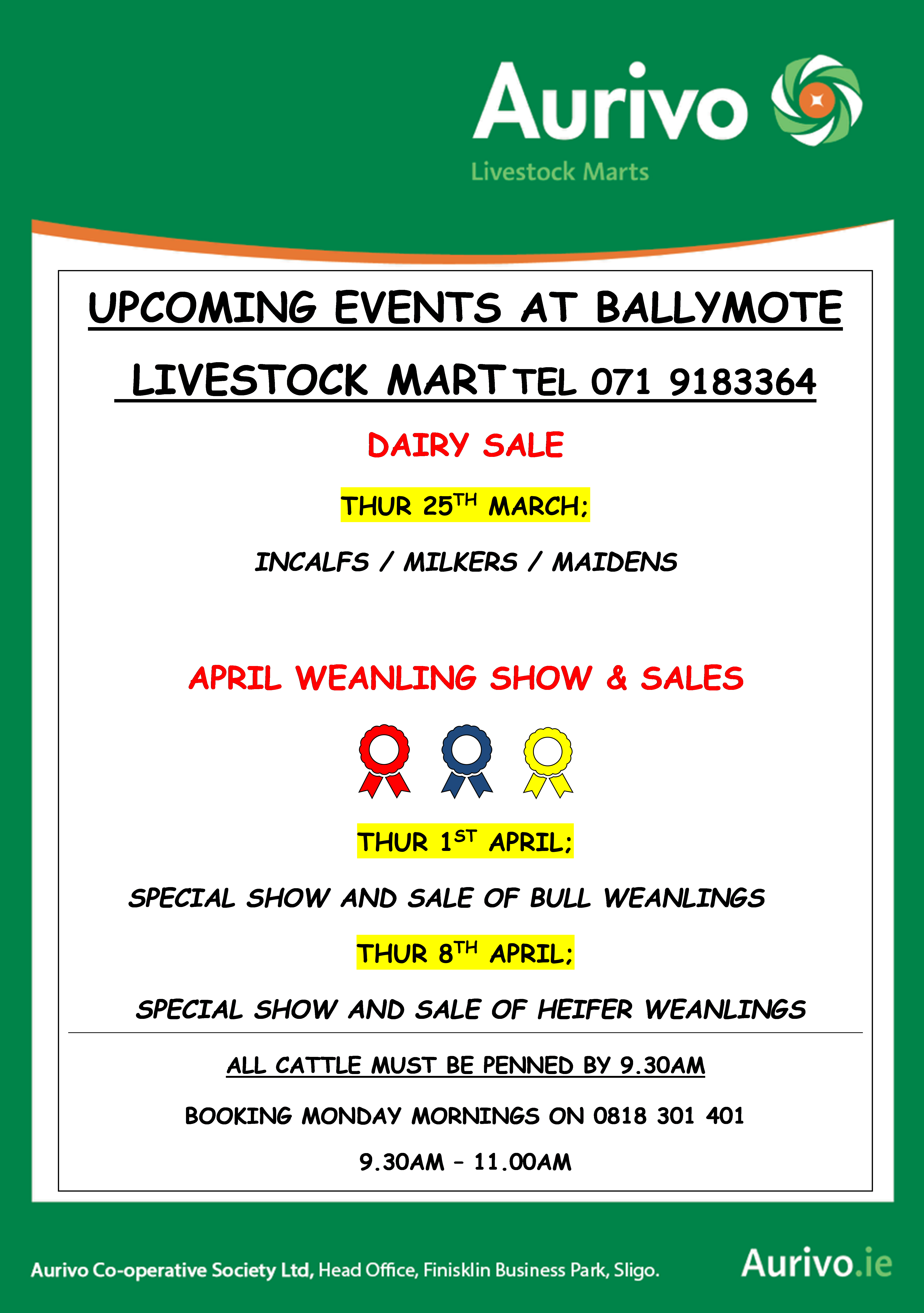 ballymote mart show dairy pic