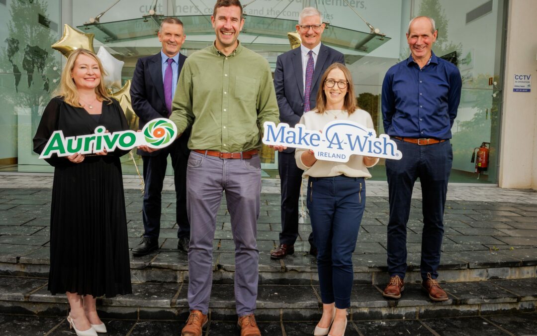 Aurivo names Make-A-Wish® Ireland as Charity Partner for 2022